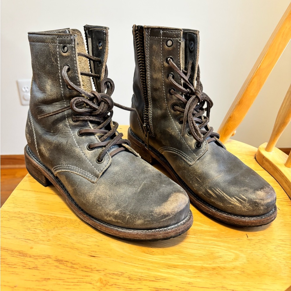 Freebird Manchester Ice Distressed Leather Boots